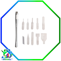 JUEGO DE CUCHILLAS PARA REPARACION Y DESMONTAJE DE CPU 10 EN 1 K-326