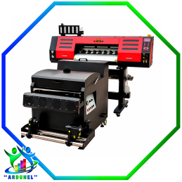 IMPRESORA DTF DE 60CM DE DOBLE CABEZAL EPSON XP600 CON HORNO DE CURADO
